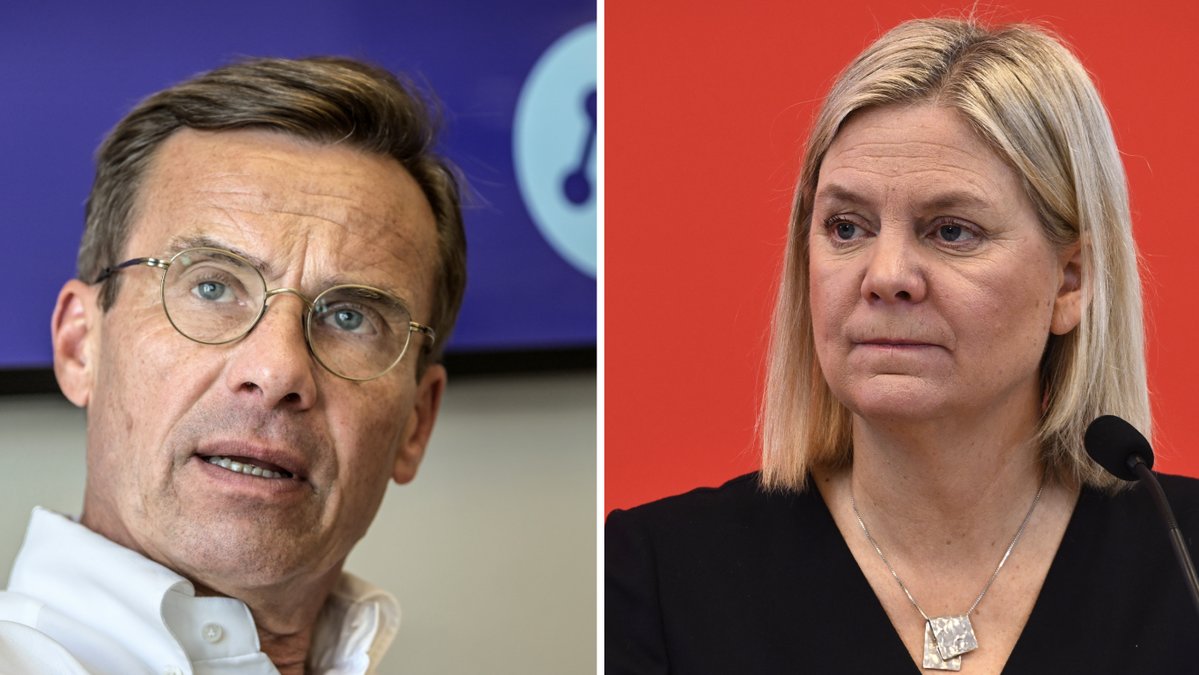 Ulf Kristersson och Magdalena Andersson.